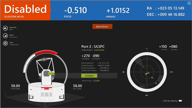 TNO Telescope Control System Interface