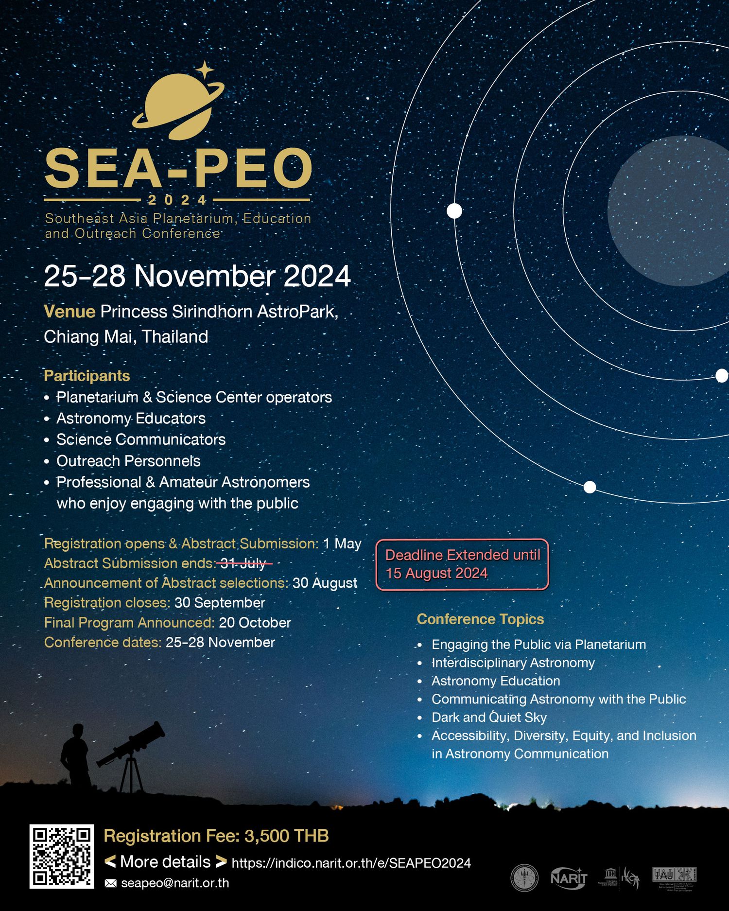 Southeast Asia Planetarium, Education and Outreach Conference 2024